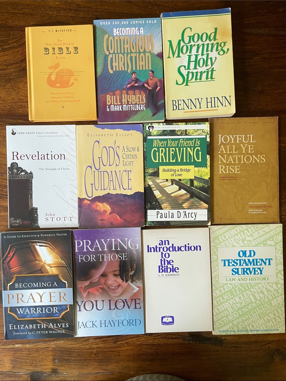 11 Mixed Bundle Lot of Assorted Christian Faith Books